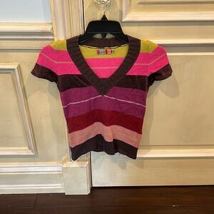 Women Size S Petro Zillia Colorful Top